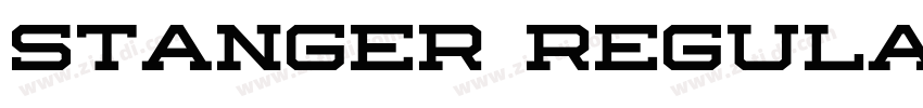 Stanger Regular字体转换